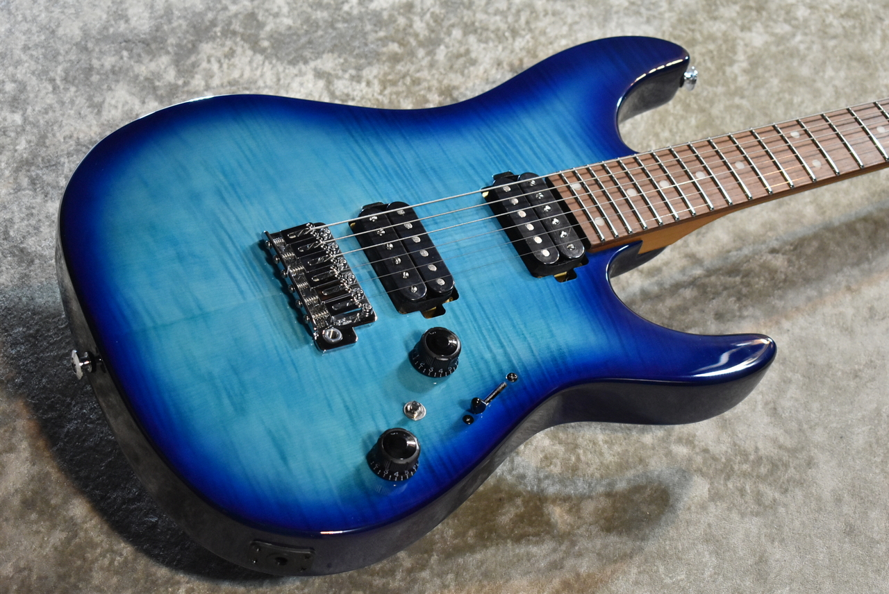 Ibanez AZ24S1F Transparent Turquoise Burst #5N250900044【3.22kg/良
