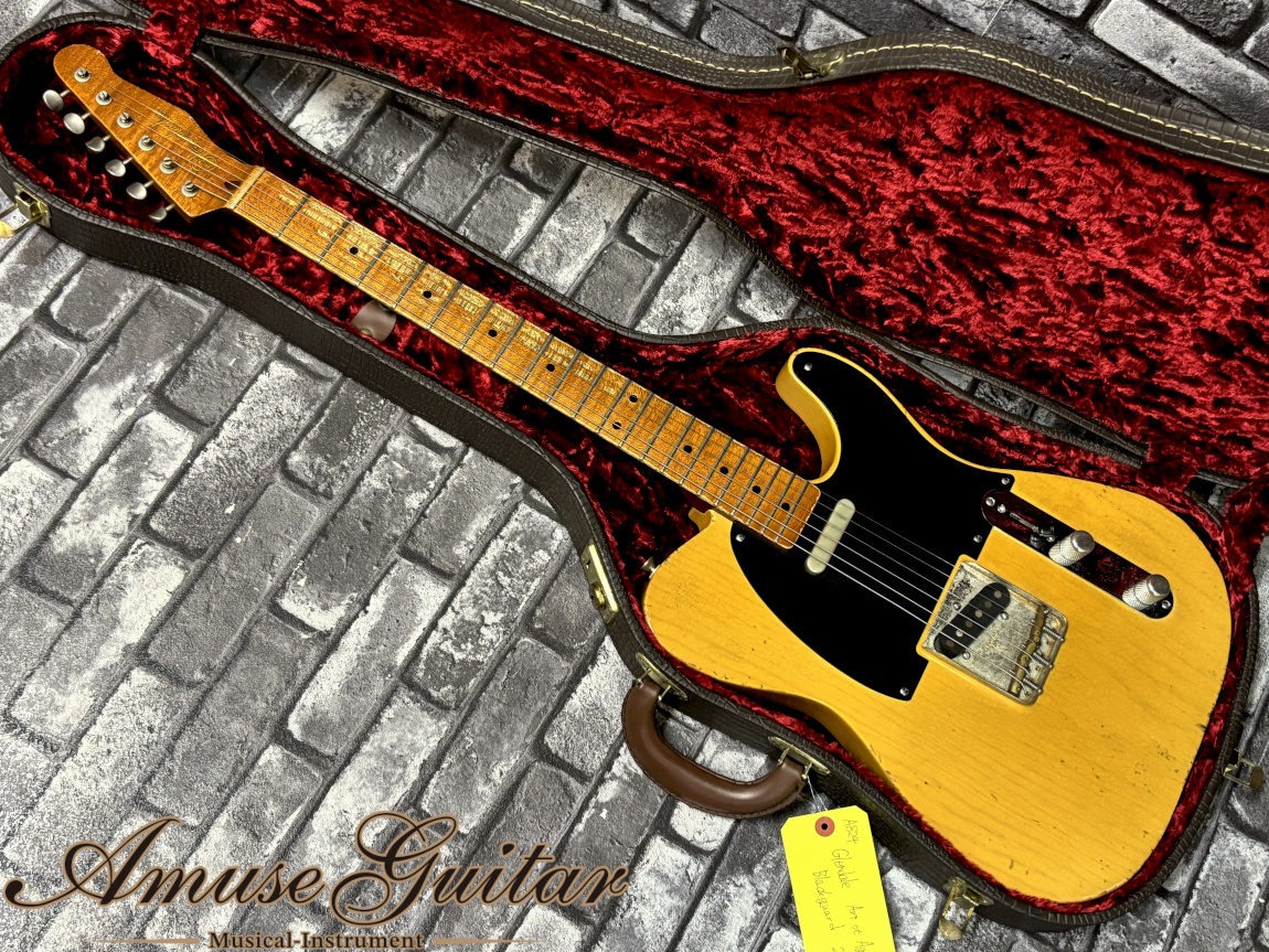 Glendale Guitars Art of Aged Blackguard # Butterscotch 2017