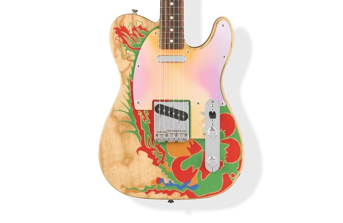 Fender Jimmy Page Telecaster Rosewood Fingerboard Natural ドラゴン