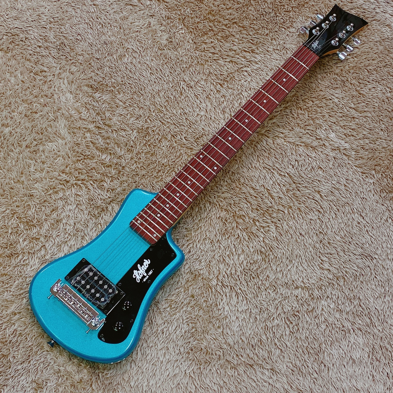 Hofner Shorty / Blue【ヘフナー製ミニギター】（新品）【楽器検索