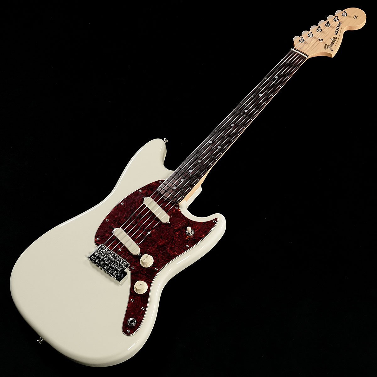 Fender Made in Japan CHAR MUSTANG Rosewood Olympic White(重量:3.12