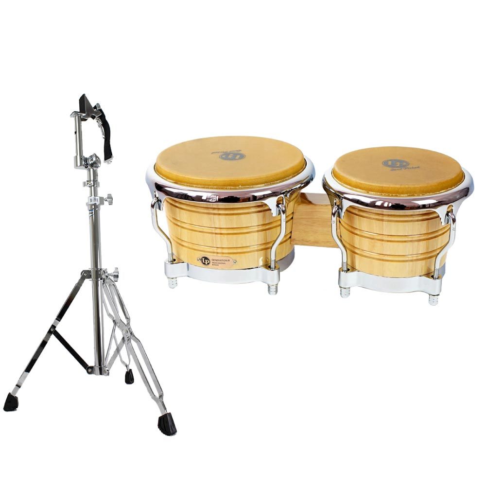 LP LP201AX-2 Generation II Bongos ボンゴ スタンド付きセット（新品