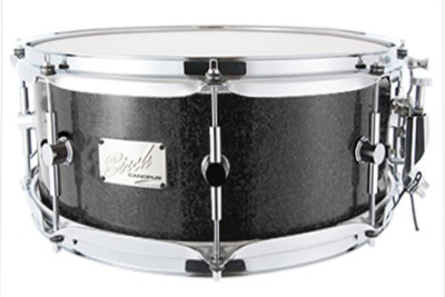 canopus Birch Snare Drum 6.5x14 Black Spkl（新品/送料無料）【楽器