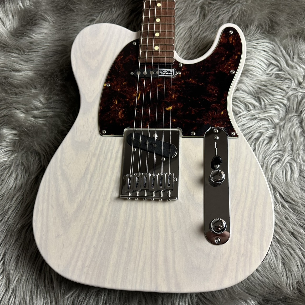 SCHECTER AC-TK-TE-WH/SIG (Blonde) [凛として時雨 TK model]【現物