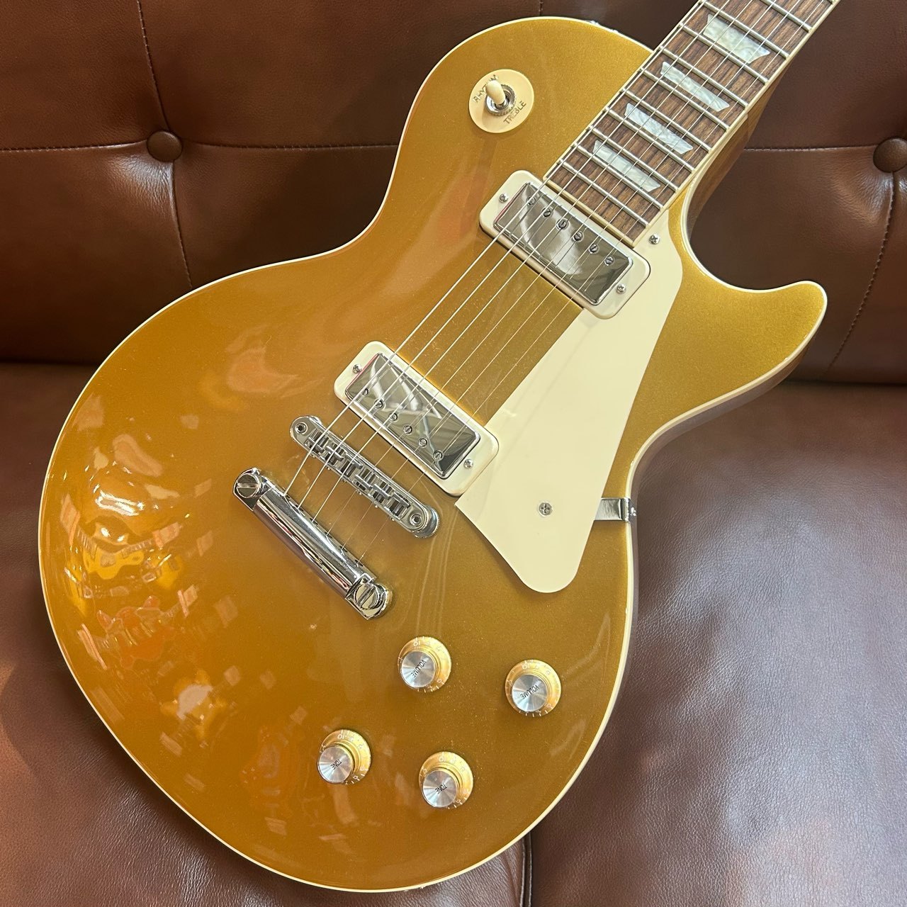 Gibson Les Paul Deluxe 70s Gold Top #219740049 [4.16kg][ミニ
