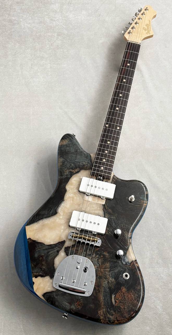 infinite Trad Fullsize JM / Stabilized Blue & White Resin #2217