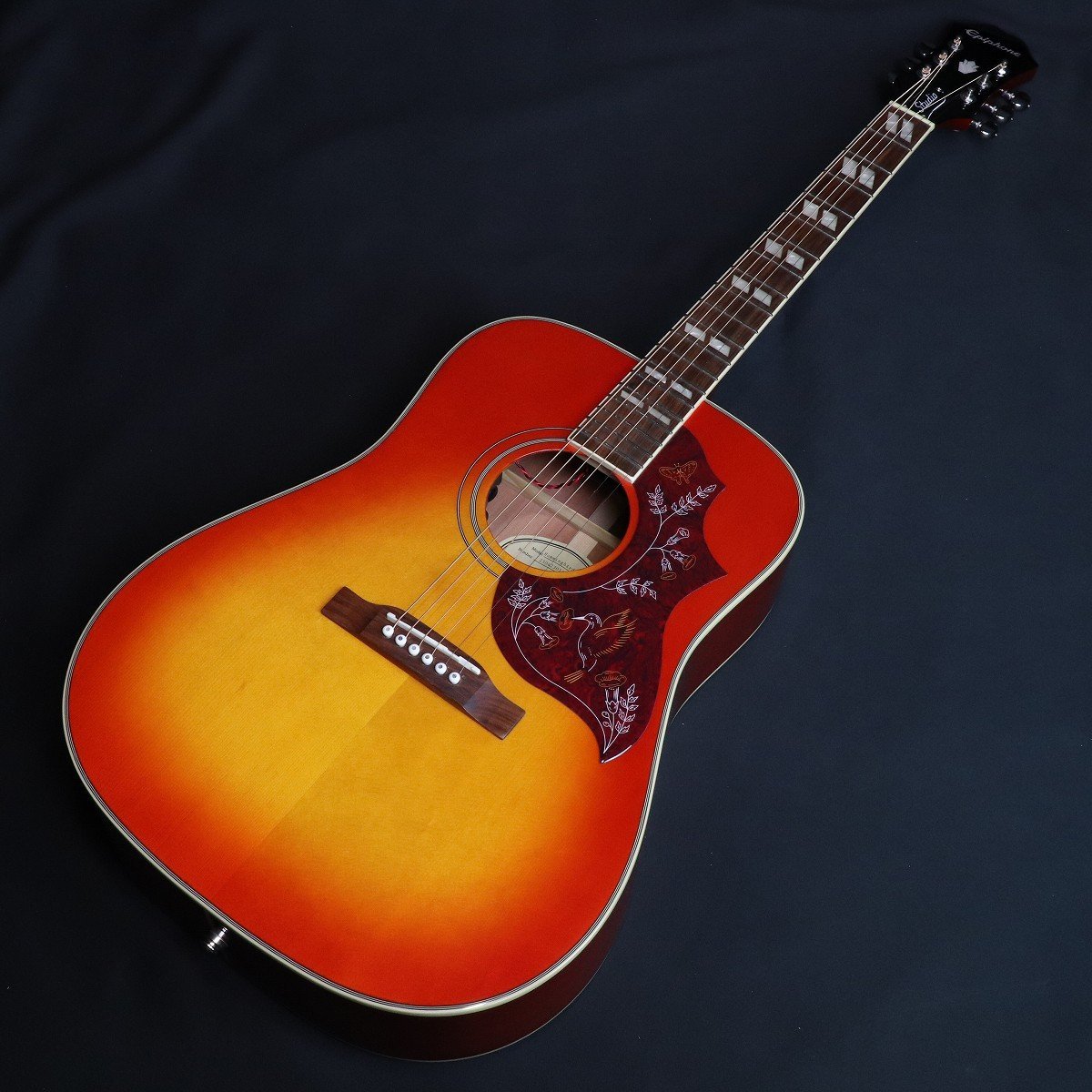 Epiphone Hummingbird Studio Faded Cherry Sunburst