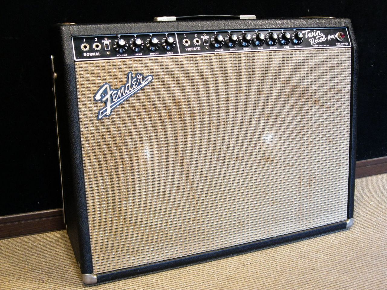 Fender 1965 Twin Reverb Blackface AB763 85W with Altec 417-8H