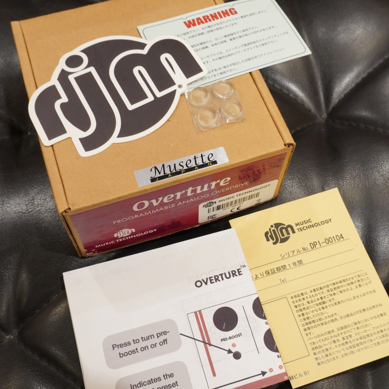 値下げしました。MIDI対応オーバードライブ　RJM Overture RJM Overture Full Programmable Overdrive |