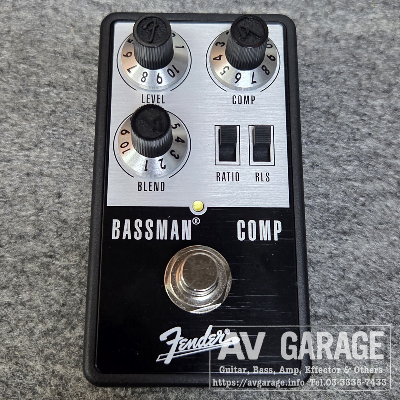 ベース Fender BASSMAN COMP Fender Bassman Comp Pedal | Sweetwater