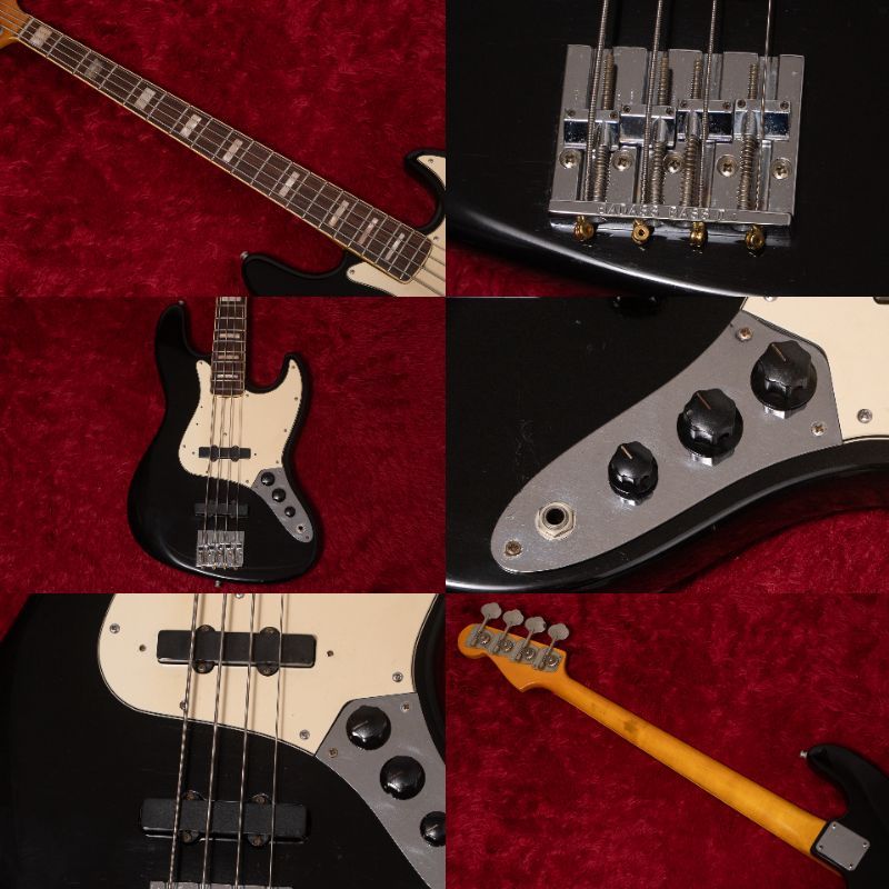 Fender 1972 Jazz Bass EMG mod. Refinish BLK 1972 4.075kg #346490