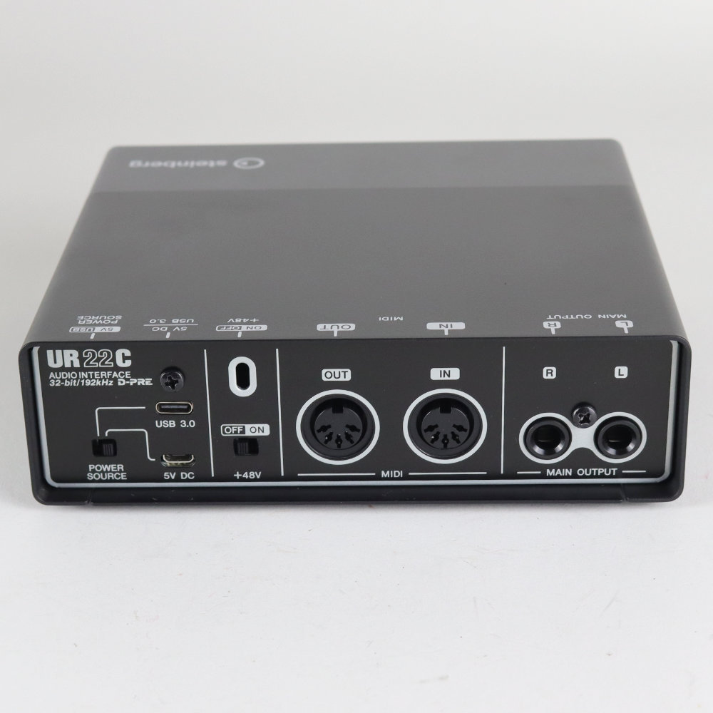 【中古品】Steinberg UR22C USBオーディオインターフェイス Steinberg 【中古】 オーディオインターフェイス Steinberg UR22C