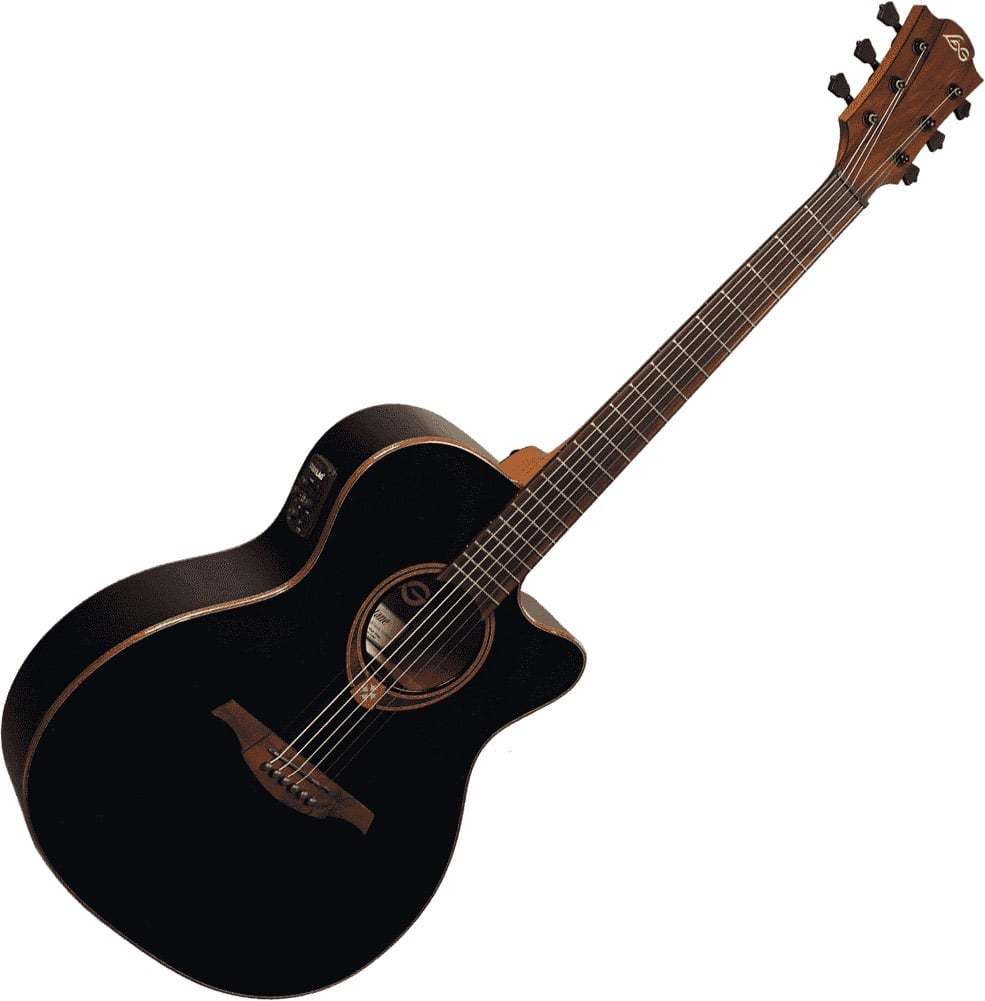 LAG Guitars Tramontane 118 T118ACE-BLK Auditorium Cutaway[単板