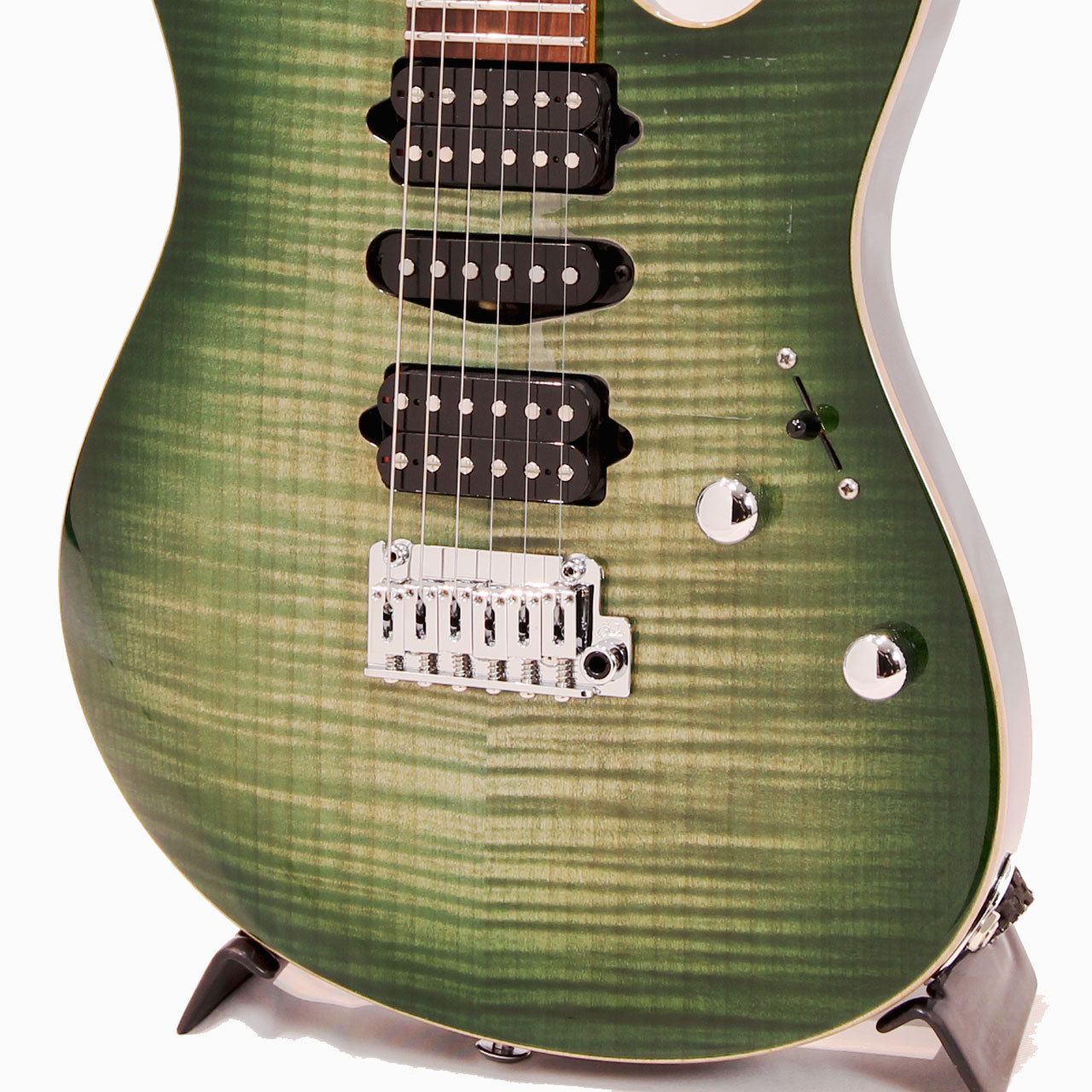 Suhr JE-Line Modern Plus MH Faded Trans Green Burst（新品/送料無料