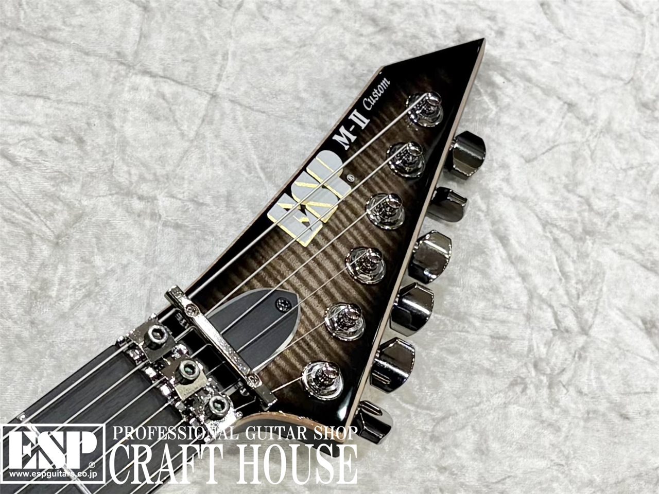 ESP M-II CTM FR/FM / Charcoal Burst w/White Pearl Black(新品/送料 ESP M-II CTM FR/FM / Charcoal Burst w/White Pearl Black(新品/送料