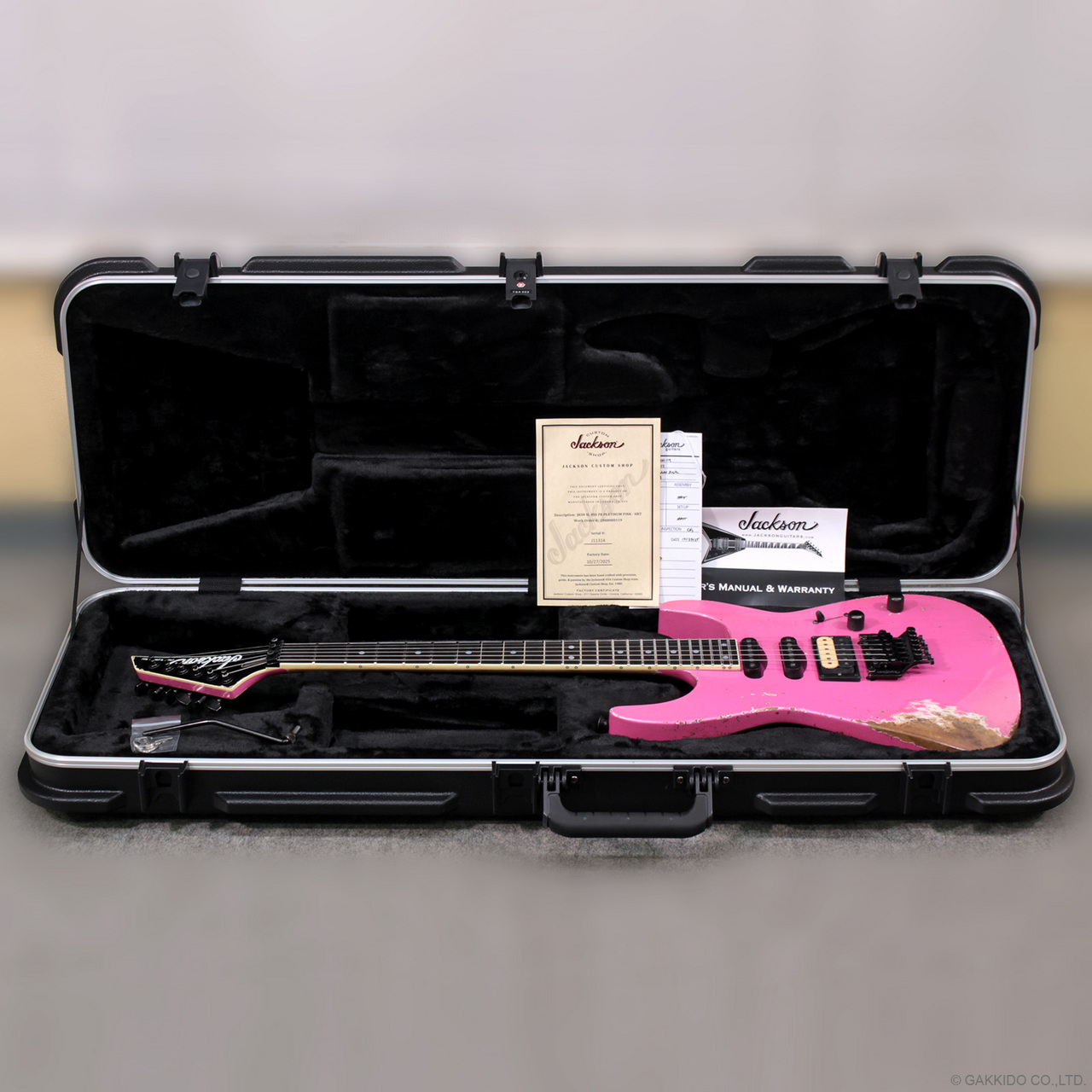 Jackson Custom Shop Soloist HSS FR [Nitro-Relic Tour Finish
