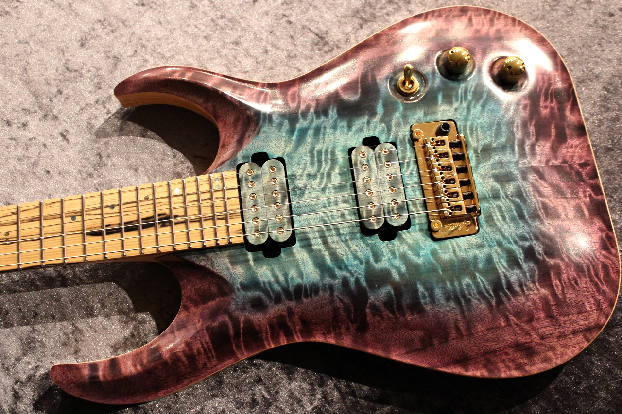 STK Guitars Custom Order STK S1.Carved -Blue Reef- 【日本初上陸