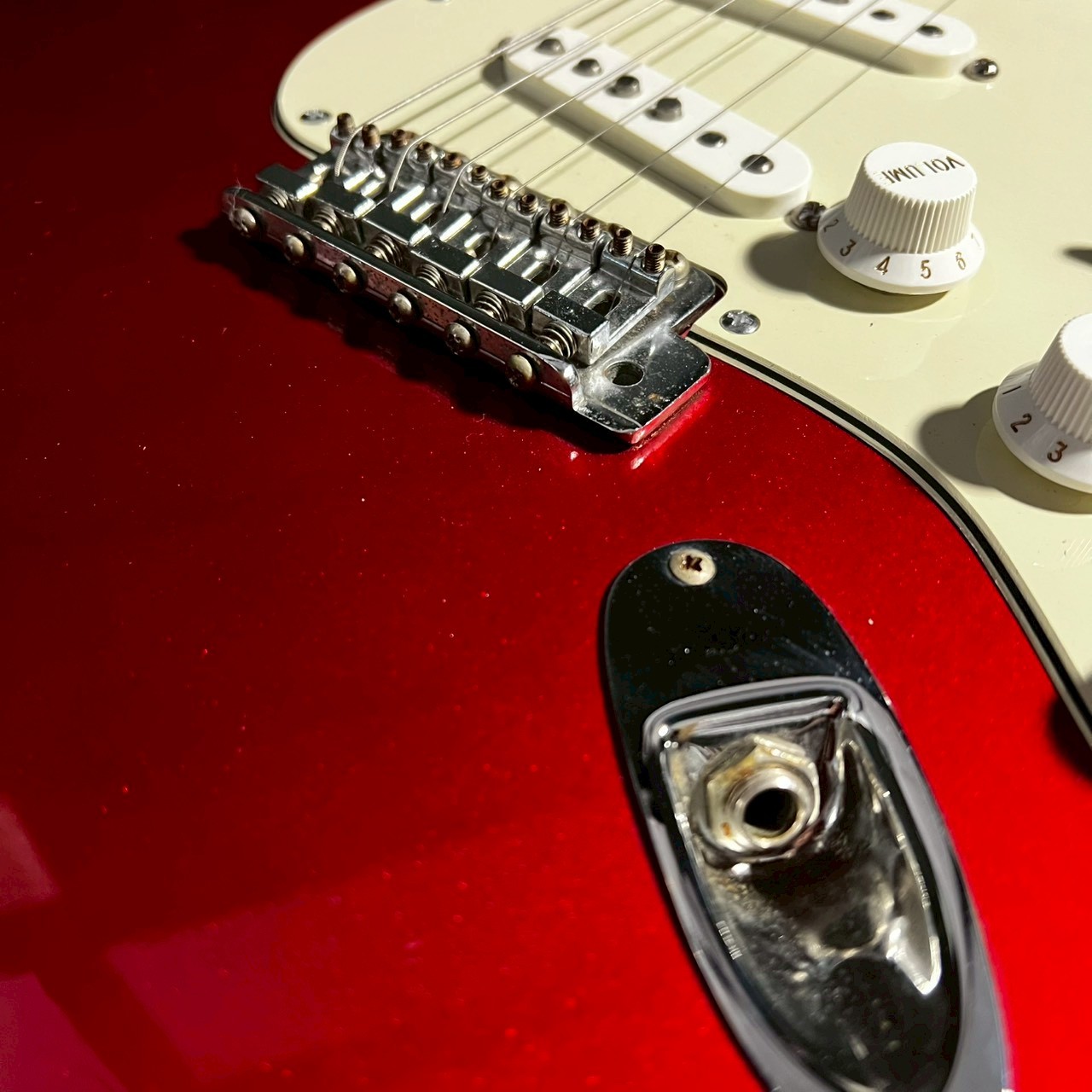 Fender Japan ST57 Candy Apple Red スキャロップ指板 1986-1987製
