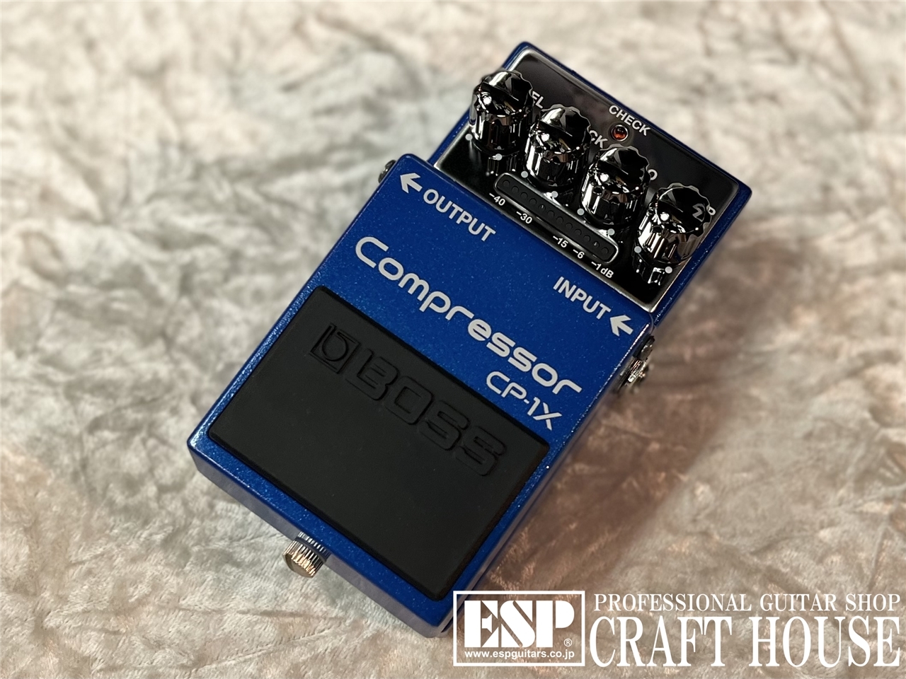 保証書チラシアルカリ電池BOSS CP-1X マルチバンド・コンプレッサー