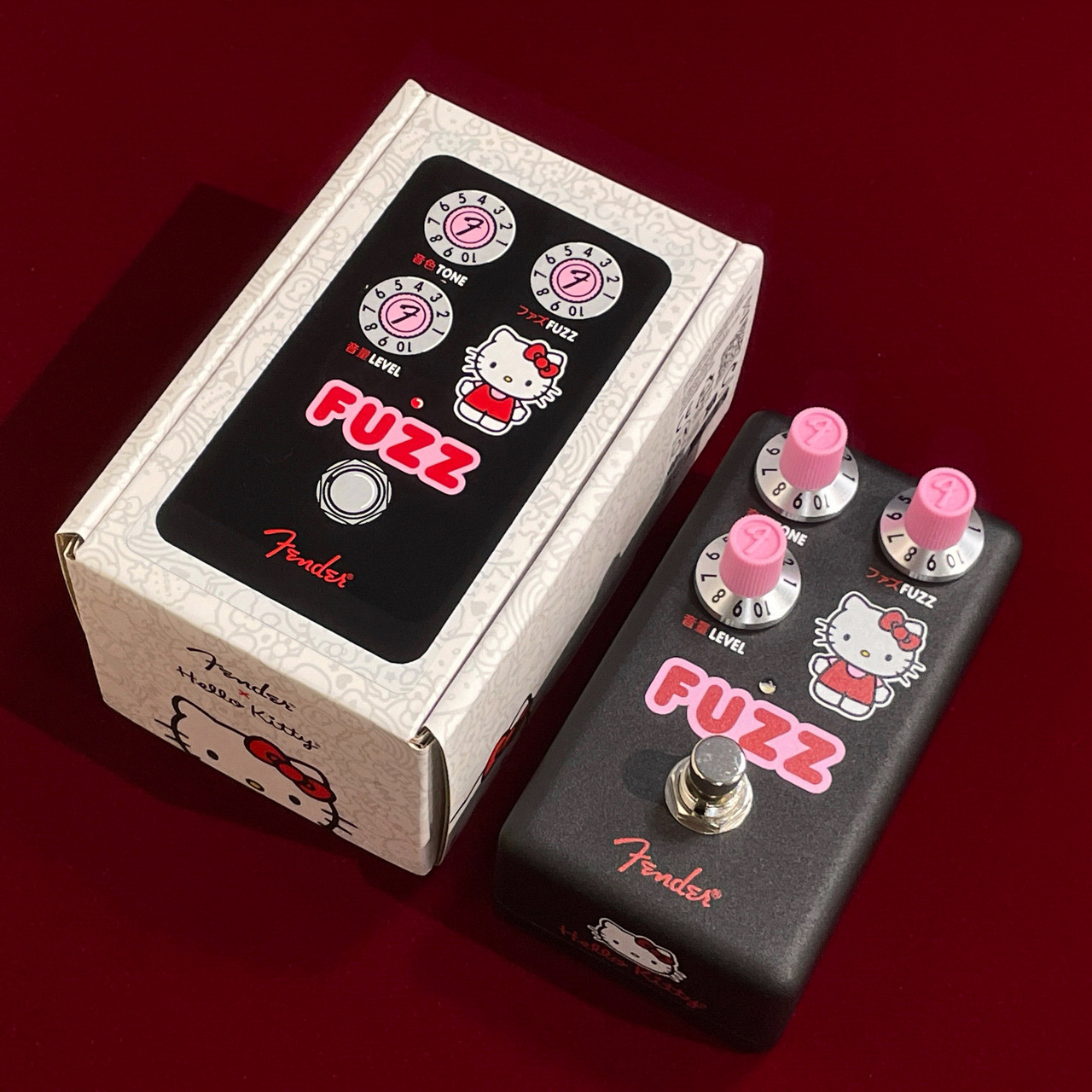 Fender Hello Kitty Fuzz Pedal Black 【数量限定モデル】（新品/送料