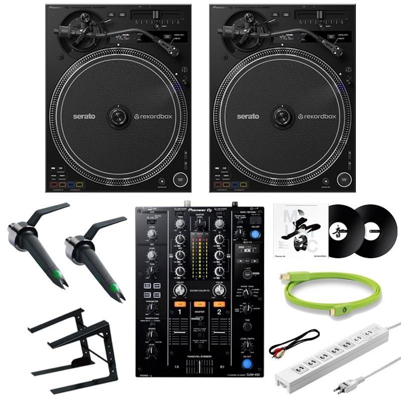 Pioneer Dj PLX-CRSS12 + DJM-450 ターンテーブルDJおすすめ10点セット