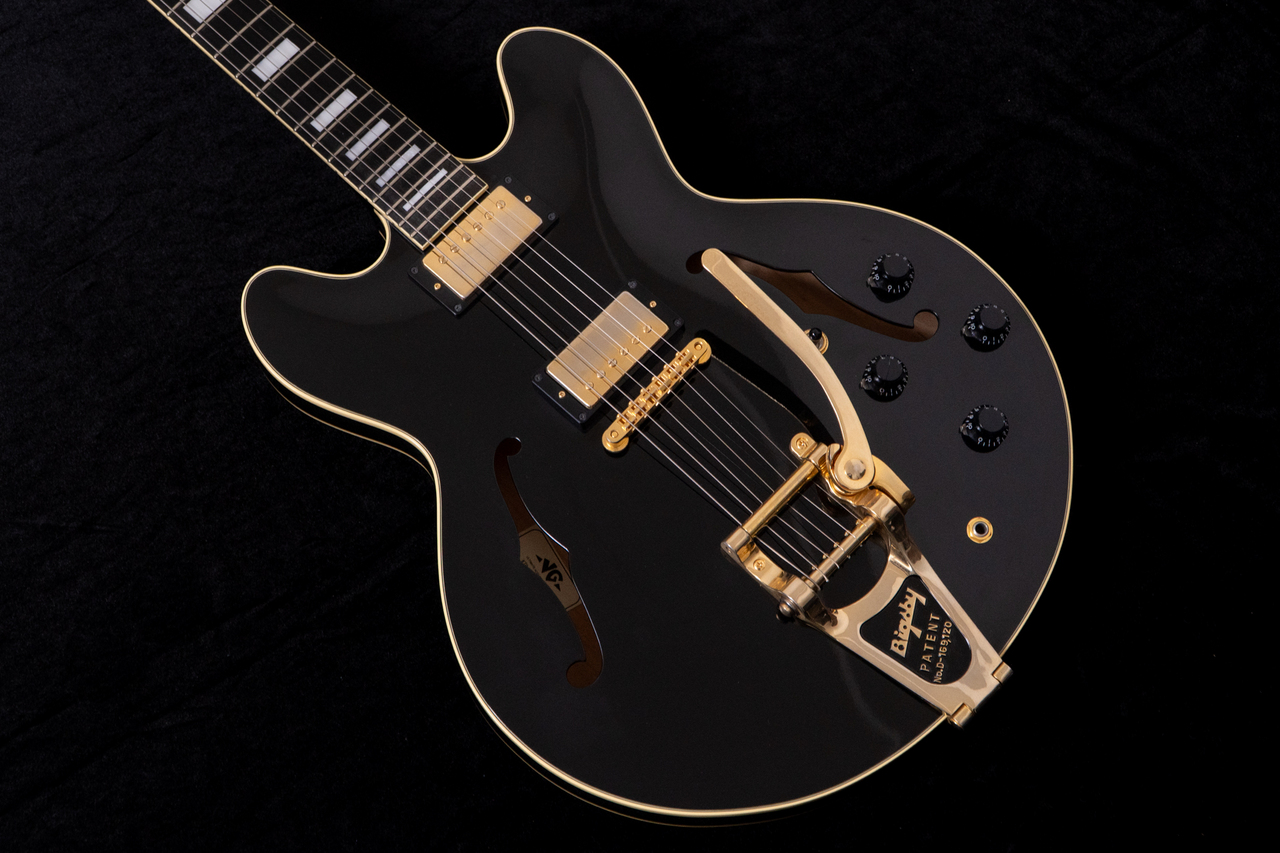 ギター VG KTR-ES CST VG KTR-ES CST W/Bigsby BLK ES-355 | DK Factory | Japan Vintage