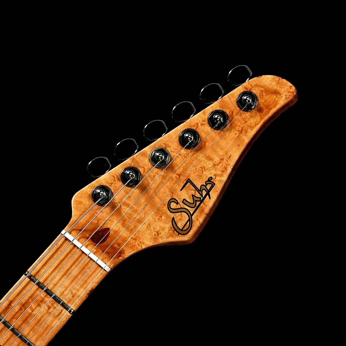 Suhr Standard Quilted Maple Top Birdseye Neck Trans Blue 2002