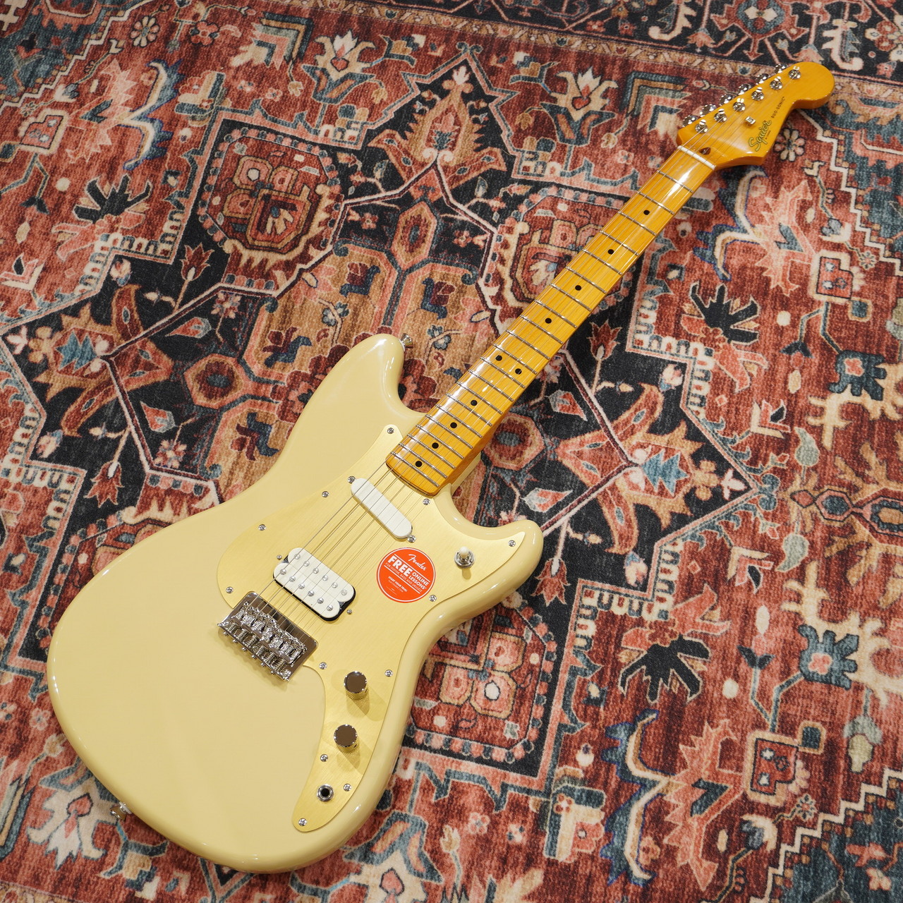 Squier by Fender Classic Vibe Duo-Sonic HS Gold Anodized Pickguard