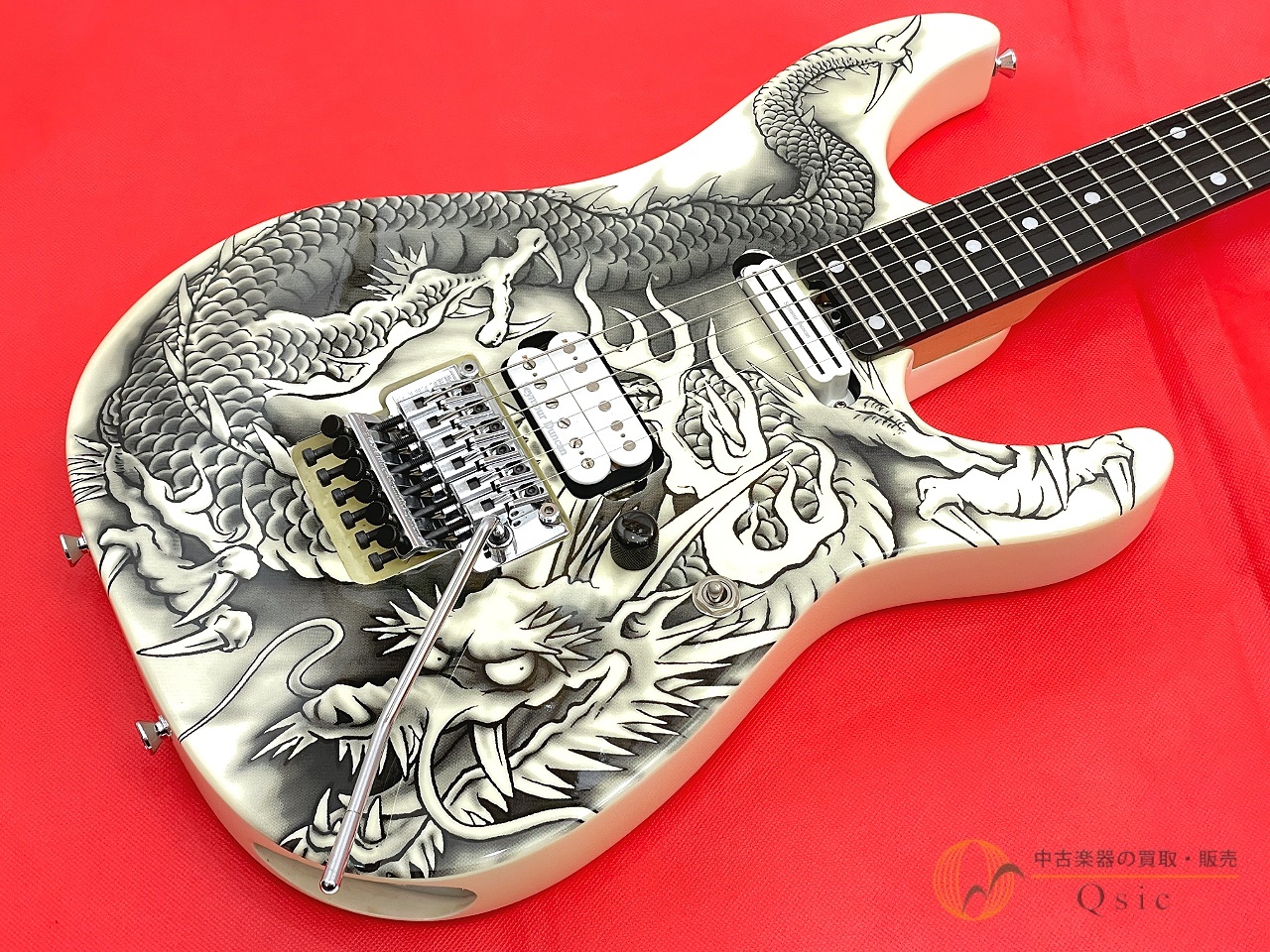 SCHECTER PA-ZK-T6 WHT/Original Dragon Graphic 【返品OK】[UMN33