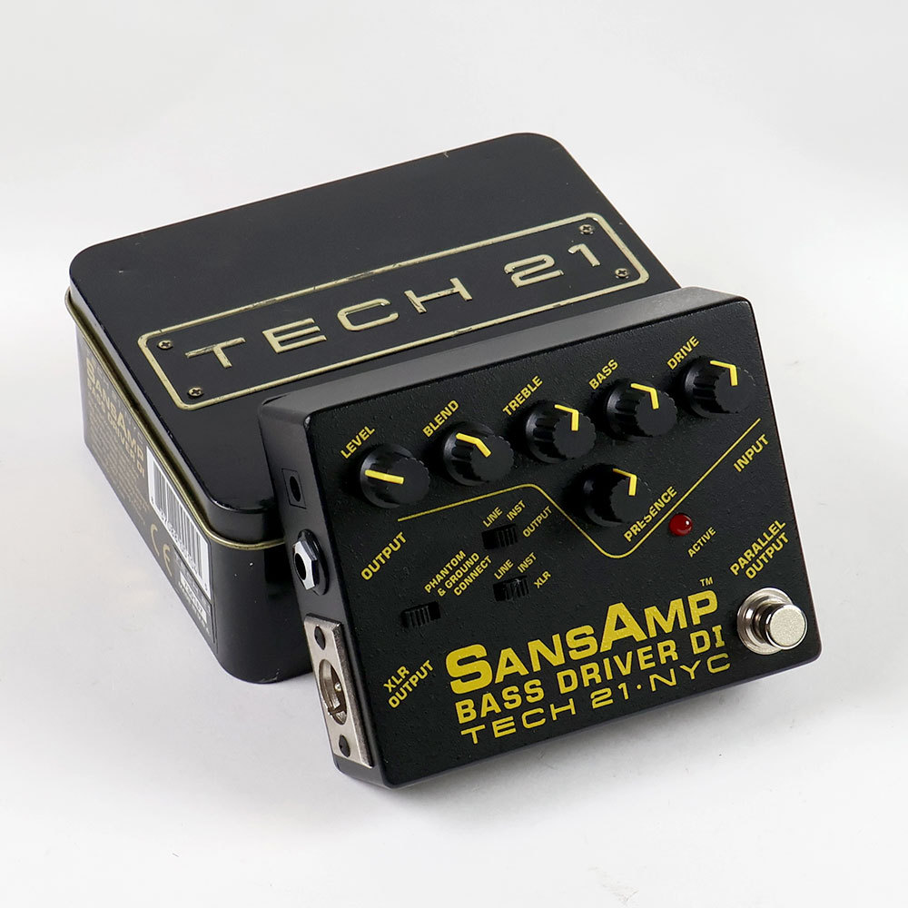 【旧タイプ　美品】TECH 21 BASS D DI サンズアンプ 中古】サンズアンプ ベースドライバーDI TECH21 SansAmp BASS