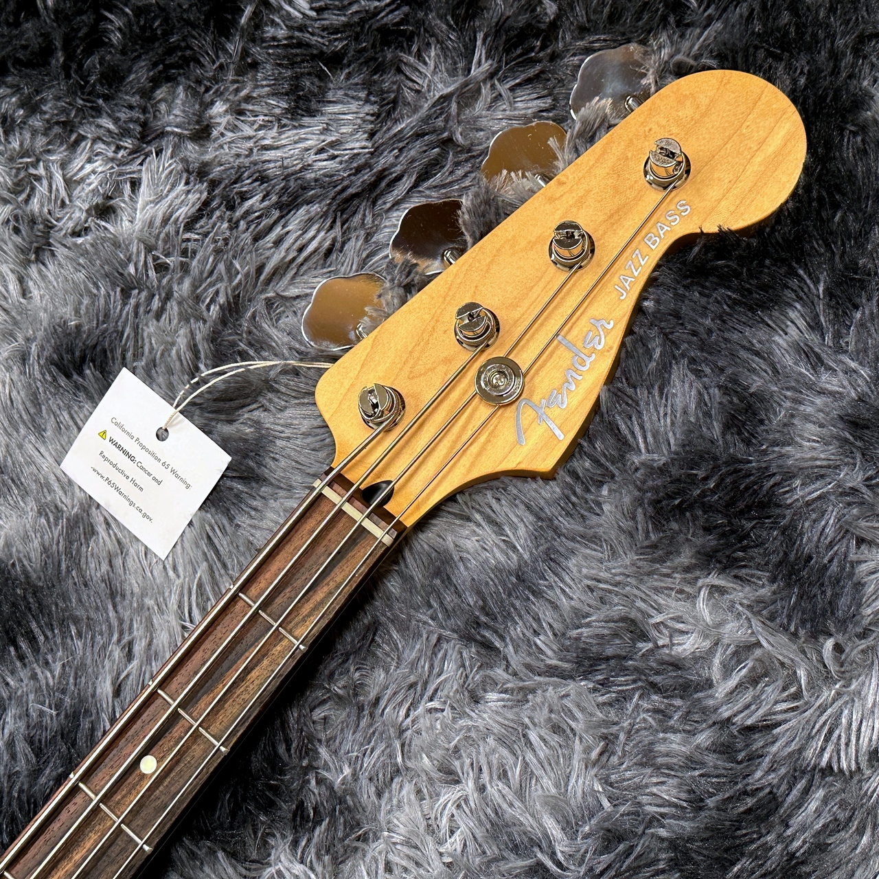 Fender Made in Japan Limited Jazz Bass Raw Ash Black