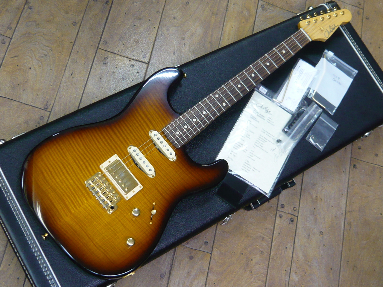 【再出品】J.W. BLACK Guitars JWB-S エレキギター　ギター 再出品】J.W. BLACK Guitars JWB-S エレキギター ギターセ