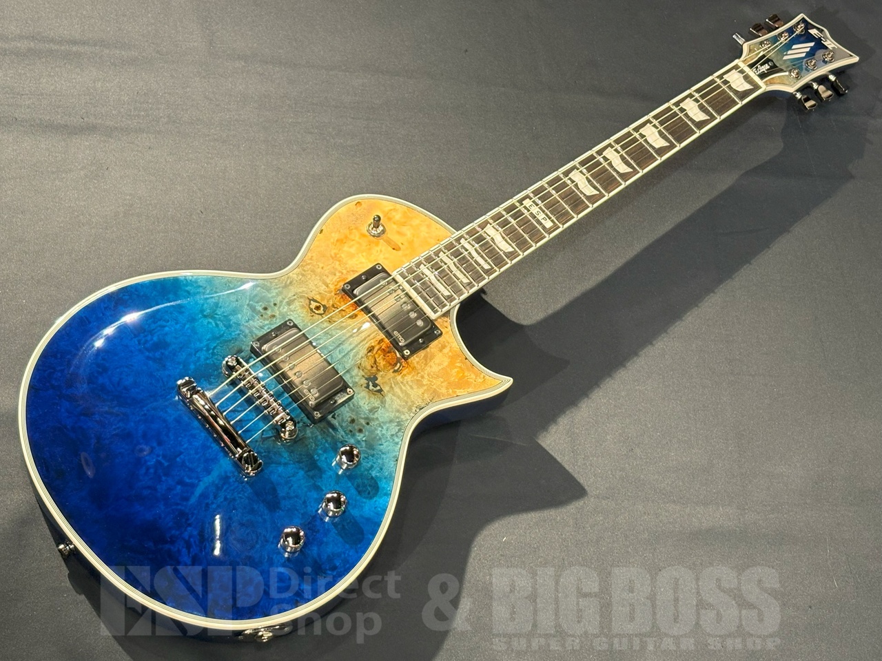 E-II(イーツー) EC BM / Blue Natural Burst E-II(イーツー) EC BM / Blue Natural Burst EC BM | ESP GUITARS