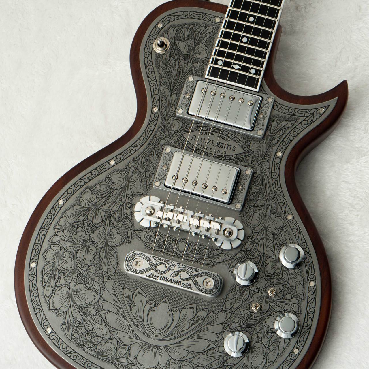 Zemaitis THE PORTRAIT Metal Front HISASHI Signature Model, Natural