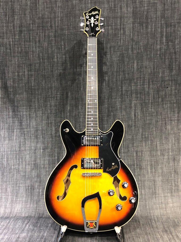 Hagstrom Viking セミアコ ギター Amazon.com: Hagstrom Viking Semi-Hollow Electric Guitar