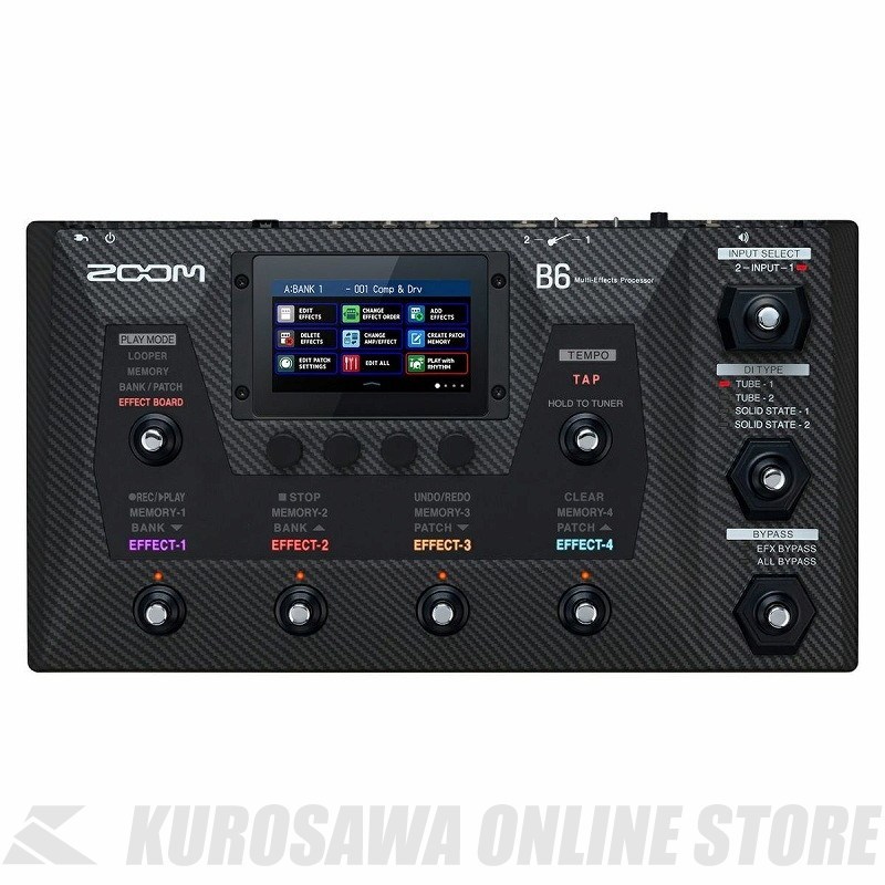 ZOOM B6 マルチエフェクター ZOOM B6 【マルチエフェクター】（新品）【楽器検索デジマート】