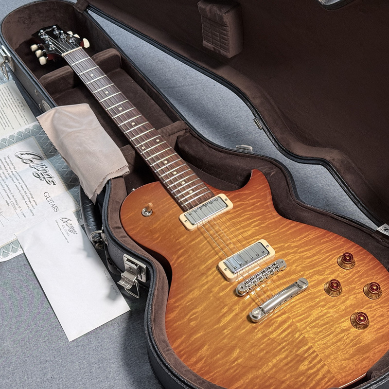 Collings 360 Quilt Tpo / Amber Sunburst / 2009（中古）【楽器検索