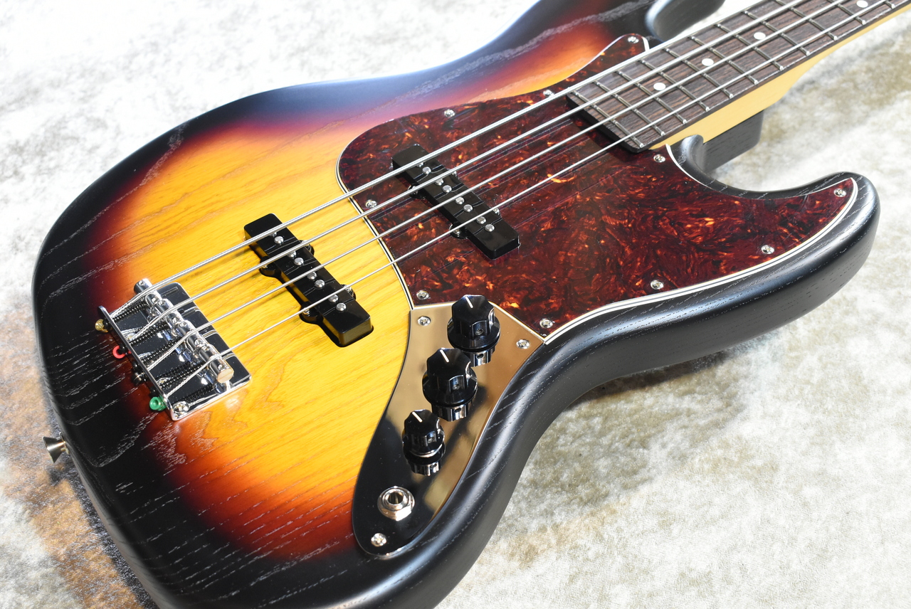 Fender Made in Japan Limited Jazz Bass Raw Ash -3-Color Sunburst
