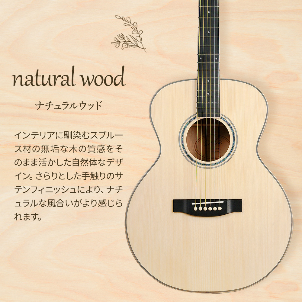 Eris. Aproa NTW アコースティックギター ナチュラルウッド サテン