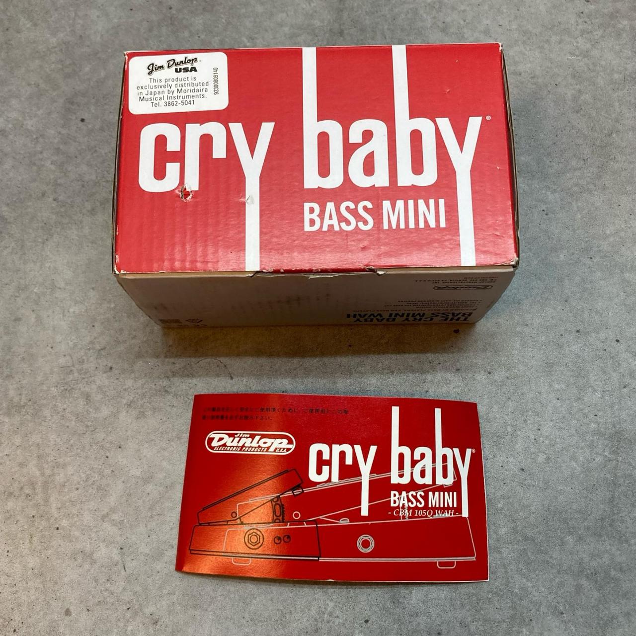 Cry Baby Bass Mini エフェクター 箱付き Jim Dunlop CBM105Q CRY BABY BASS MINI WAH【三重本店】（中古/送料