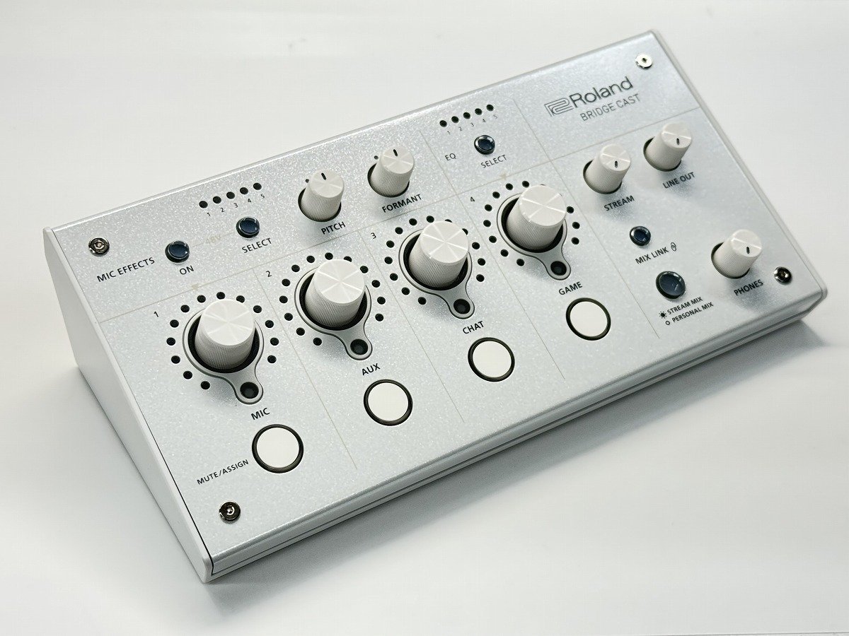 Roland BRIDGE CAST ICE WHITE (BRC-WH) ゲーミング・ミキサー