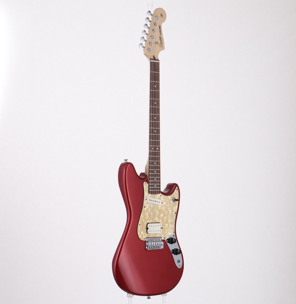 ギター sguier syclone FSR Fender Squier FSR Cyclone Electric Guitar Black 6 String