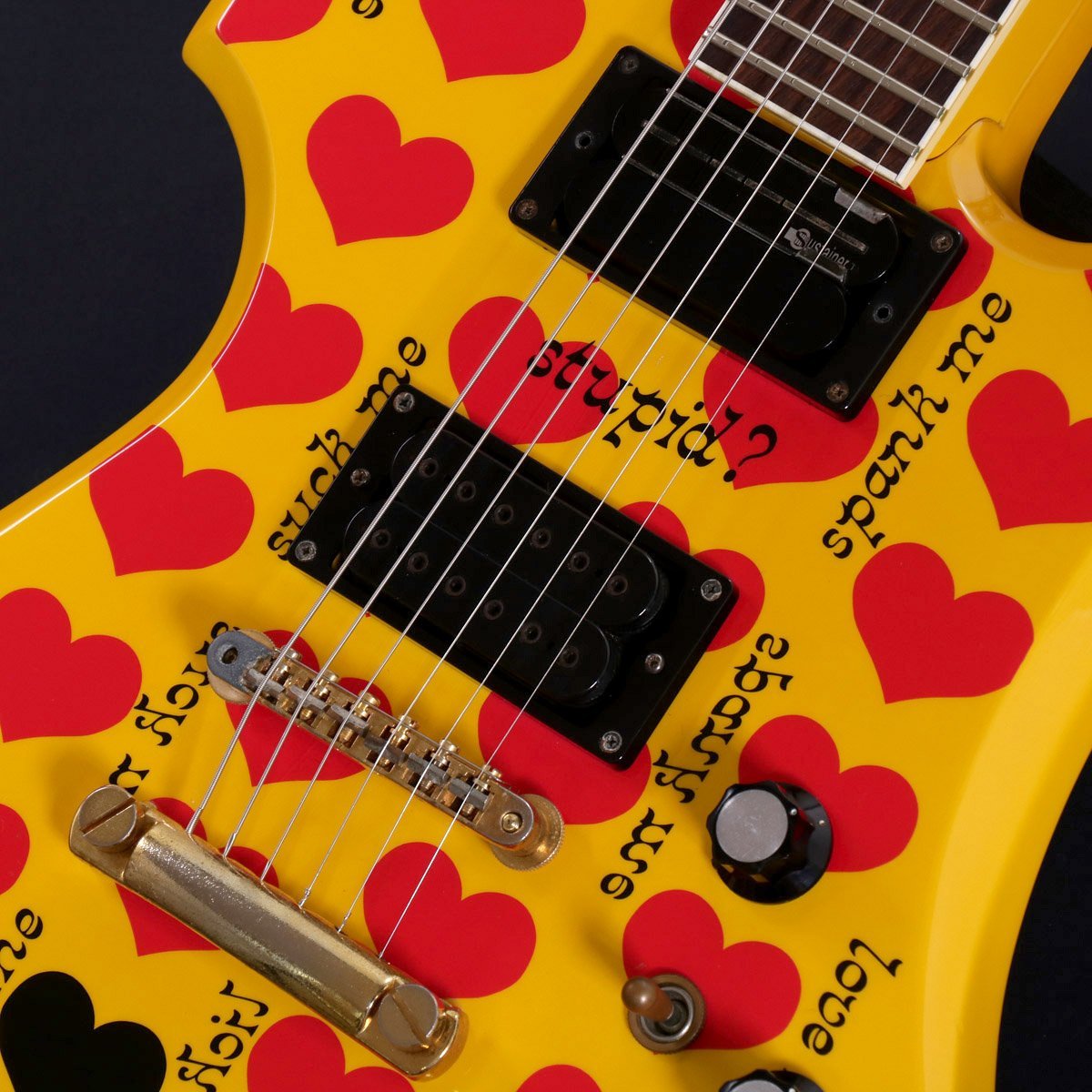 FERNANDES/BURNY BURNY / MG-145S Heart Yellow hide Model