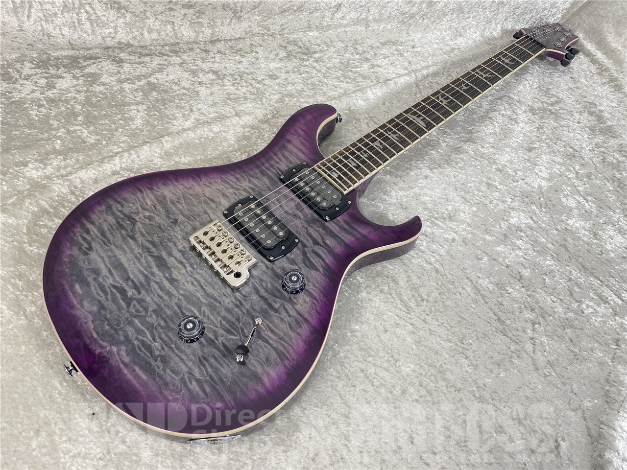 Paul Reed Smith(PRS) SE Custom 24 Quilt Package (Charcoal Purple