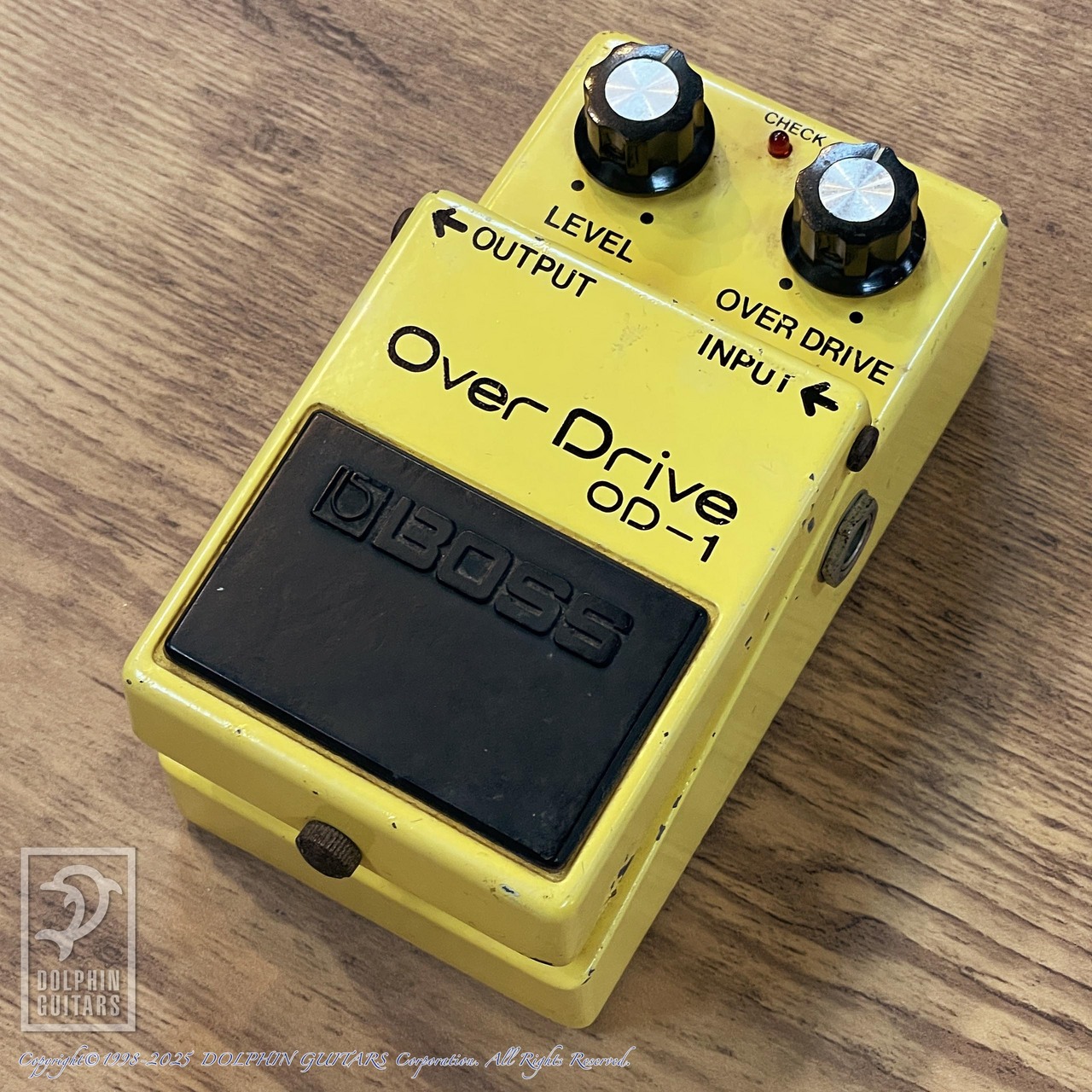 BOSS OD-1 #8800 (NEC μPC4741C) 銀ネジ 1979年製（中古）【楽器検索