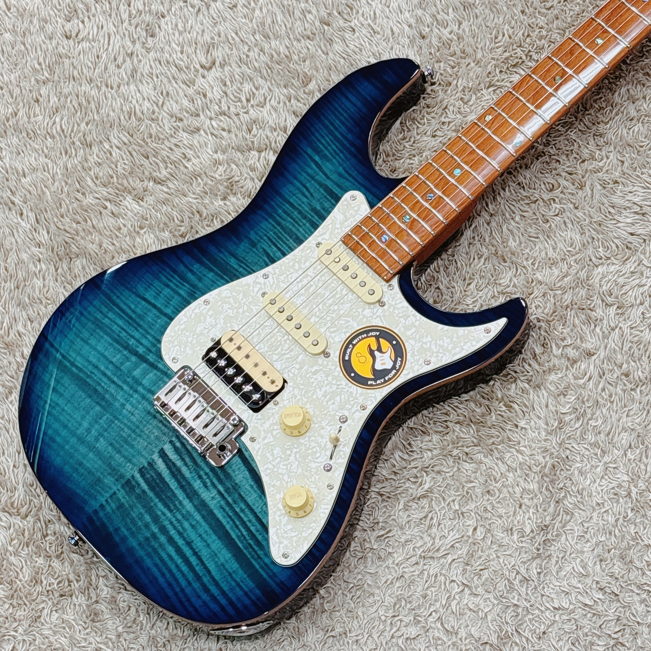 Sire S7 FM エレキギター Sire Larry Carlton S7 FM / TBL (Transparent Blue) 【生産完了品