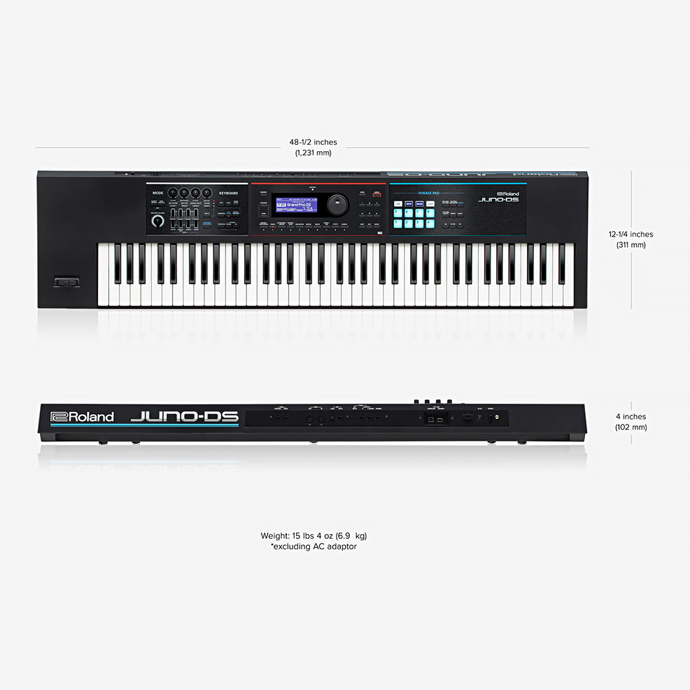 Roland JUNO-DS76 Synthesizer 【純正キャリングケースプレゼント 