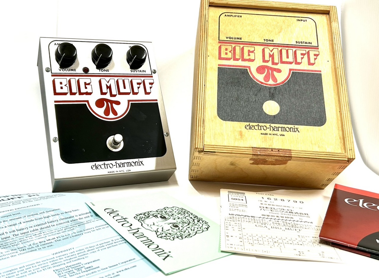 BIG MUFF PI ビッグマフ 木箱付き カタログ付き Amazon | electro-harmonix エレクトロハーモニクス