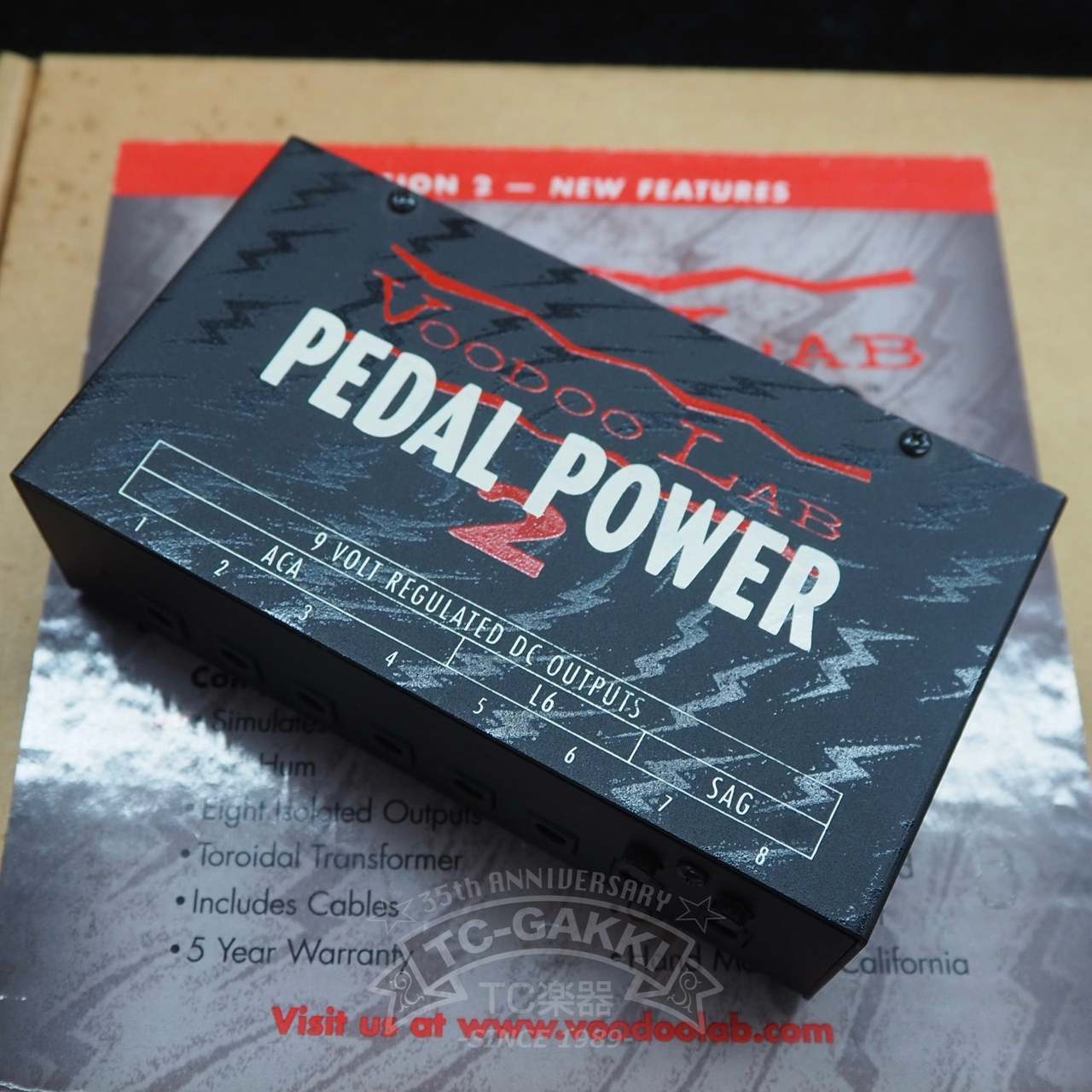 Voodoo Lab Pedal Power 2 Plus 中古 箱＆付属品完備 Amazon | VooDoo LAB PEDAL POWER 2 PLUS [並行輸入品] | ライン