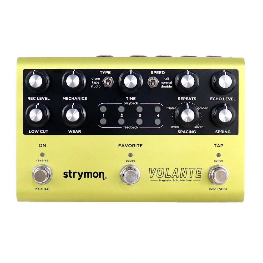Strymon VOLANTE ギターエフェクター strymon | VOLANTE | マグネティック・エコー・ディレイ | 製品情報